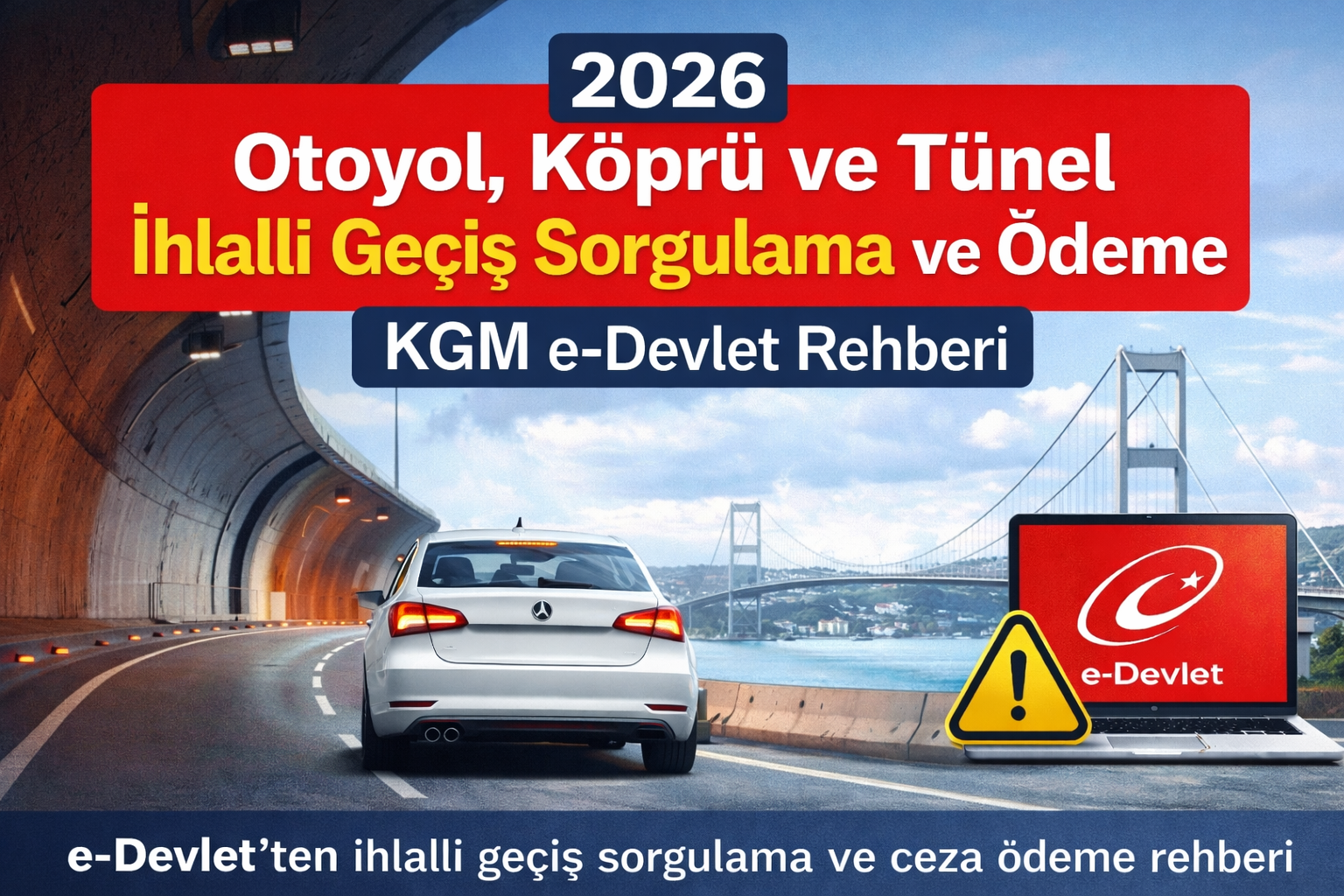 2026 Otoyol, Köprü ve Tünel İhlalli Geçiş Sorgulama ve Ödeme | KGM e-Devlet Rehberi