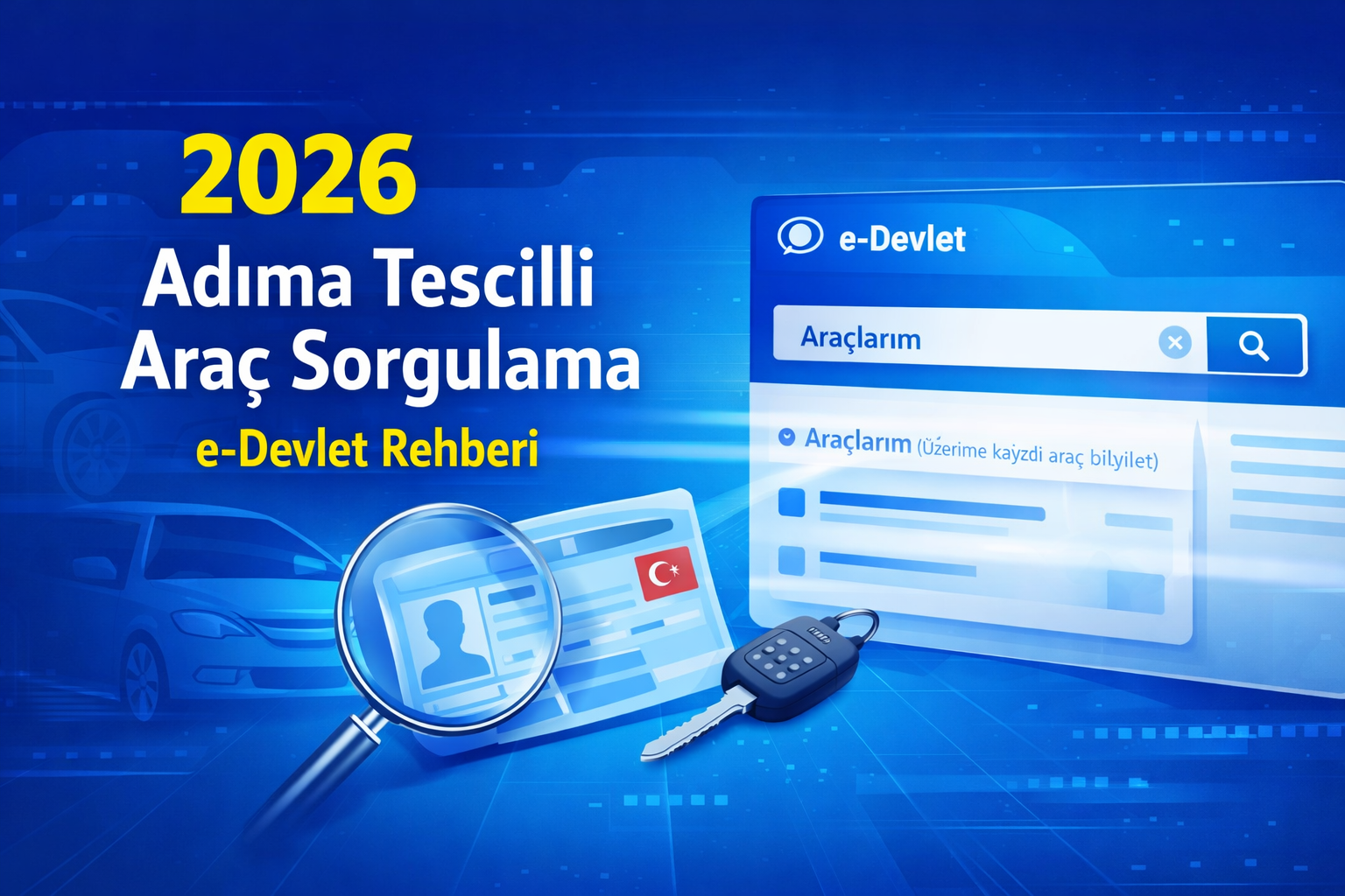 Adıma Tescilli Araç Sorgulama (e-Devlet) 2026